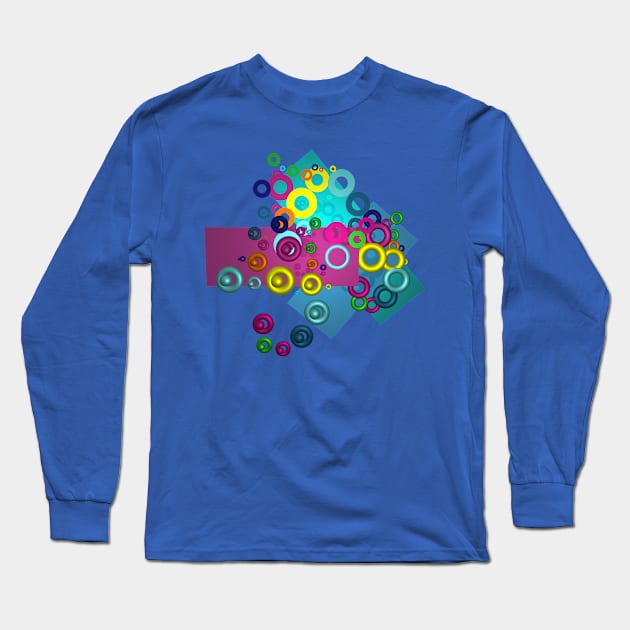 colors and geometry Long Sleeve T-Shirt by issabild